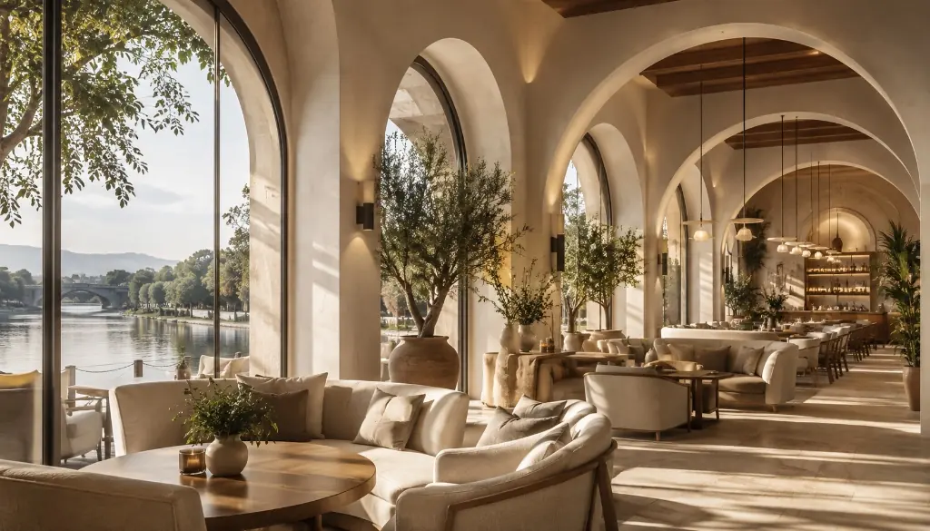 Ivory Arches & Natural Lighting