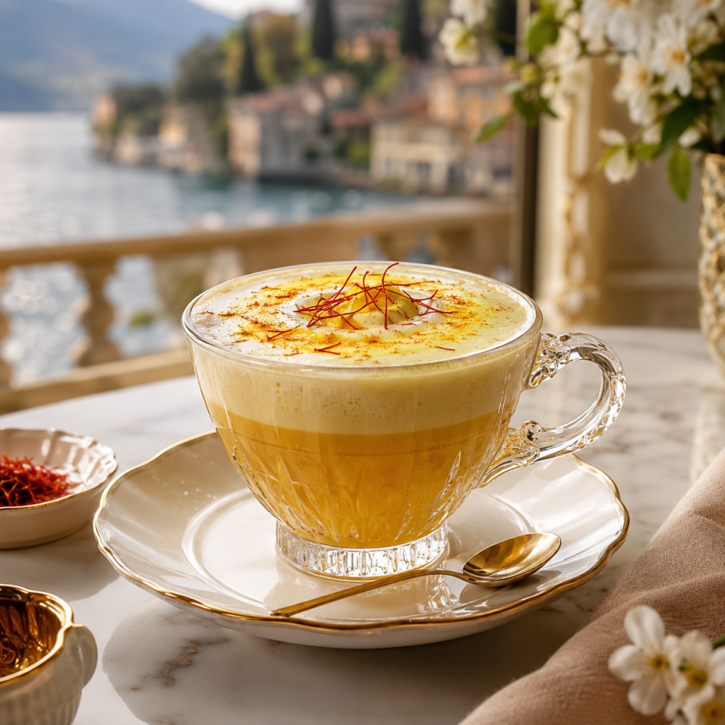 Spanish Saffron Latte